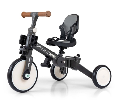 Rowerek 5w1 Optimus Max Dark Grey