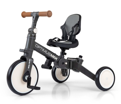 Rowerek 5w1 Optimus Max Dark Grey