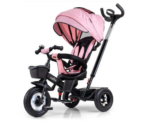 Bērnu trīsritenis Milly Mally Movi Black-Pink