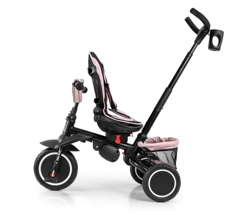 Bērnu trīsritenis Milly Mally Stanley Rubber New Pink