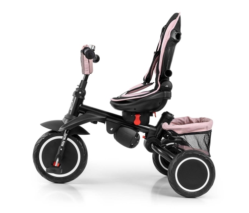 Bērnu trīsritenis Milly Mally Stanley Rubber New Pink