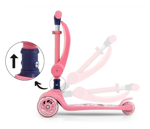 Самокат Milly Mally Fuzzy Pink