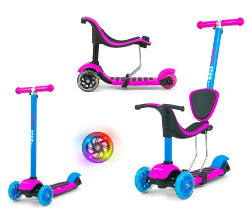 Самокат Milly Mally Little Star Pink-Blue