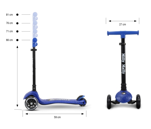 Самокат Milly Mally Sparky Blue