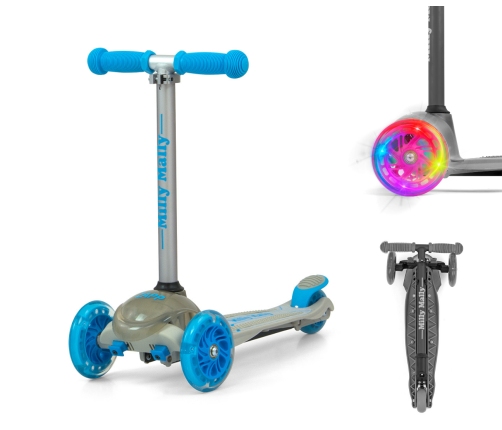 Самокат Milly Mally Zapp Grey