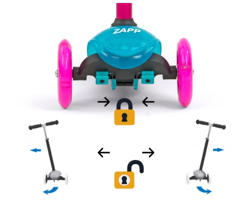 Самокат Milly Mally Zapp Grey