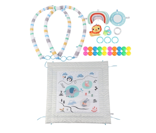 TinyMini JL656-2A Mata edukacyjna 2w1 Zabawa w Górach