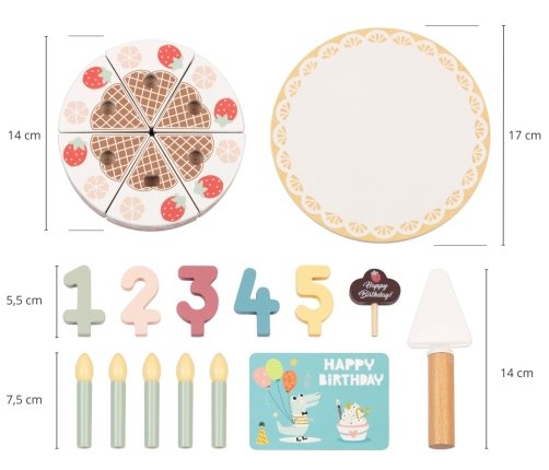 Tooky Toy TH544B Tort urodzinowy
