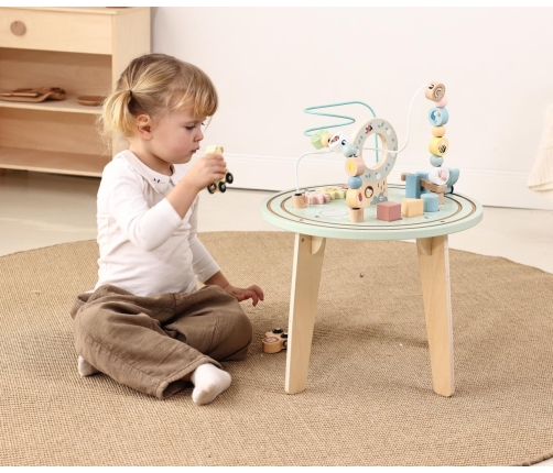 Tooky Toy TH712N Stolik edukacyjny Zoo