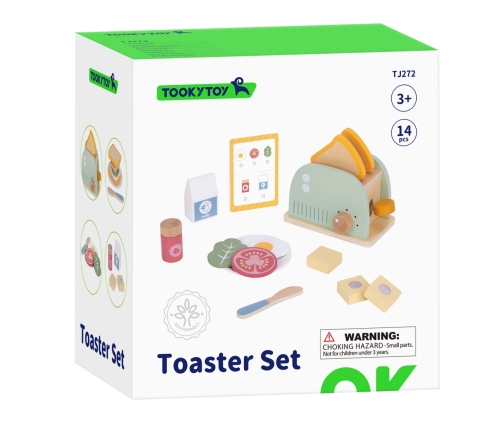 Tooky Toy TJ272 Mały kucharz Toster
