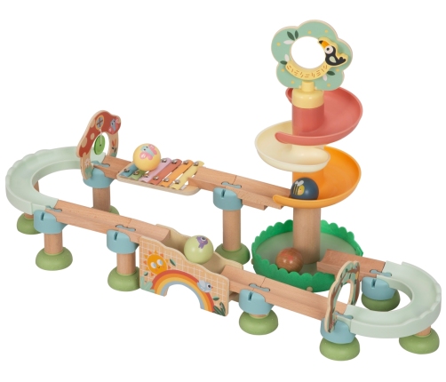 Tooky Toy TK744N Drewniany kulodrom marzeń