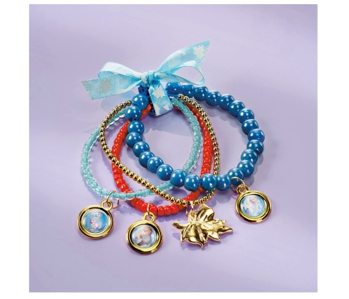 Totum 680746 Zestaw Kreatywny Do Robienia Bransoletek - Zawieszki Kraina Lodu