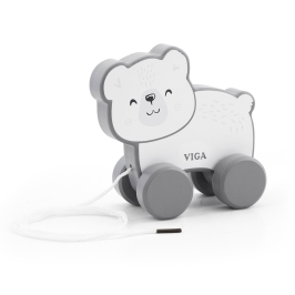 Viga 44001 PolarB Pull Along - Polar Bear