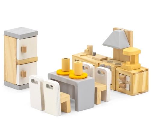 Viga 44038 PolarB Zestaw mebelków kuchennch z jadalnią