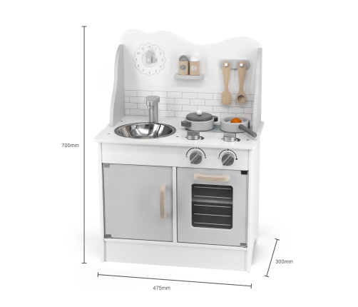 Viga 44049 PolarB Kuchnia z akcesoriami eco gray