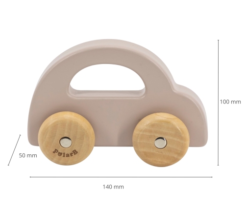 Viga 44225 PolarB Drewniane autko dla malucha