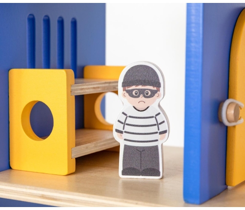 Viga 44803 Drewniany komisariat policji z akcesoriami