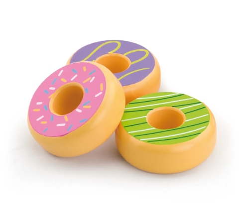 Viga 51604 Zestaw 6 drewnianych donatów