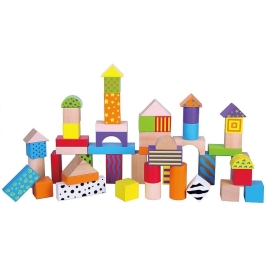 Viga 59695 50Pcs Colorful Block Set
