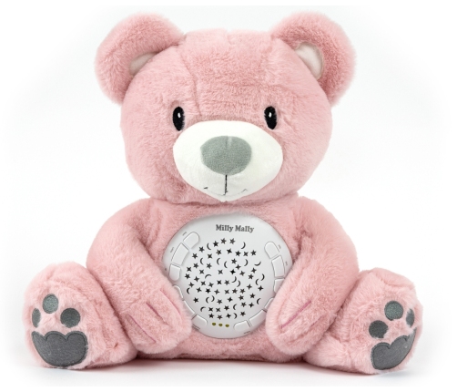Zabawka pluszowa z Projektorem Milly Bear Pink