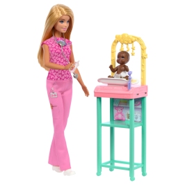 Barbie Baby Doctor - Blonde lelle JCR72 Barbie Baby Doctor - Blonde lelle JCR72