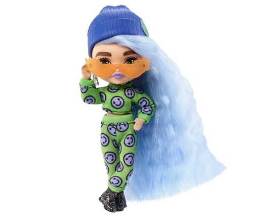 Barbie Extra Mini lelle - Icy Blue Hair HGP65