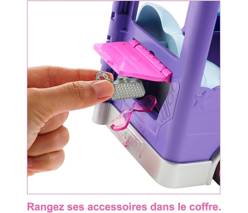 Barbie Extra Mini Doll + Tour Bus HKF84