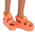 Barbie Fashionistas - Pink & Orange Check Dress lelle HYT91