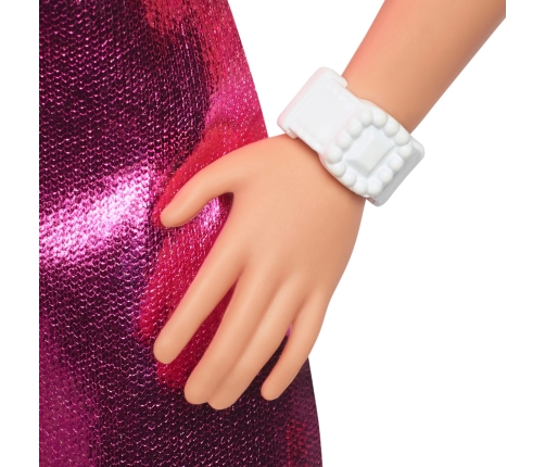 Barbie Fashionistas Doll - Pink Dress Heart Cutout HYT88