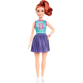 Barbie Fashionistas - Sport Skirt lelle HYT90 Barbie Fashionistas - Sport Skirt lelle HYT90