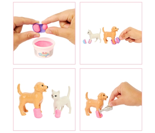 Barbie Fast Cast Pet Vet Clinic spēļu komplekts ar lelli JFX93