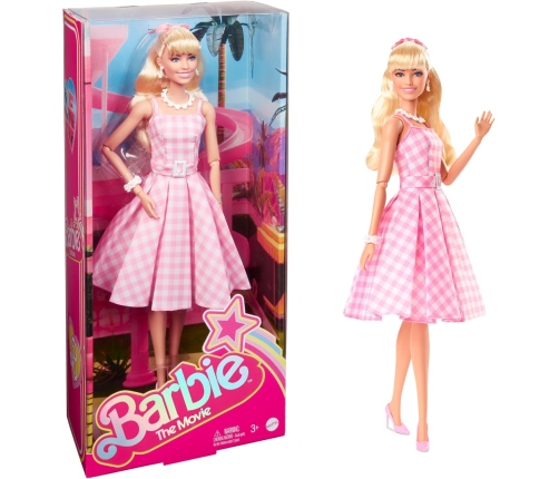 Barbie Movie - Pink Gingham Dress lelle HPJ96