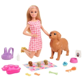Barbie Newborn Pups 2.0 - Blonde lelle HCK75 Barbie Newborn Pups 2.0 - Blonde lelle HCK75