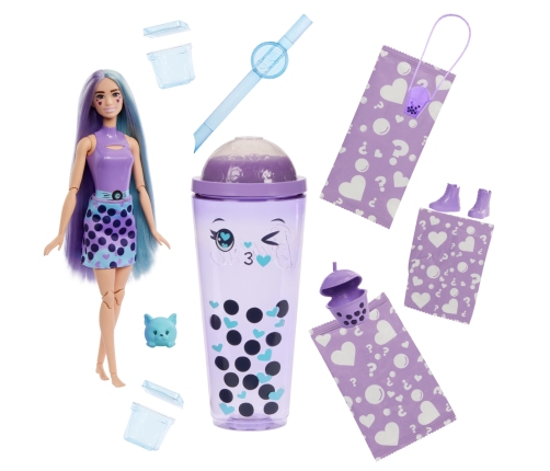 Barbie Pop! Reveal Juicy Bubble Tea Taro Milk lelle HTJ19