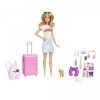Barbie Travel Doll - Refreshed HJY18