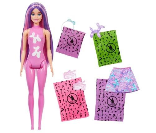 Color Reveal Barbie Balloon Animals lelle JFV58