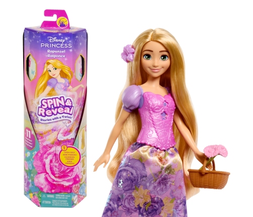 Disney Princess Fashion Spin & Reveal Rapunzel lelle HTV86
