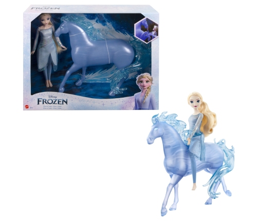 Frozen Fashion Doll Elsa & Nokk Horse komplekts lelle HLW58
