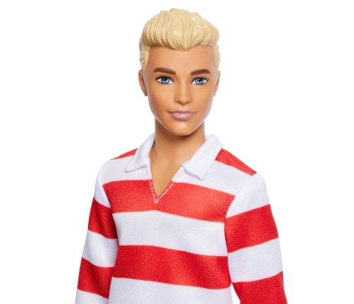 Ken Fashionistas Doll - Red & Whitre Stripe HYV01