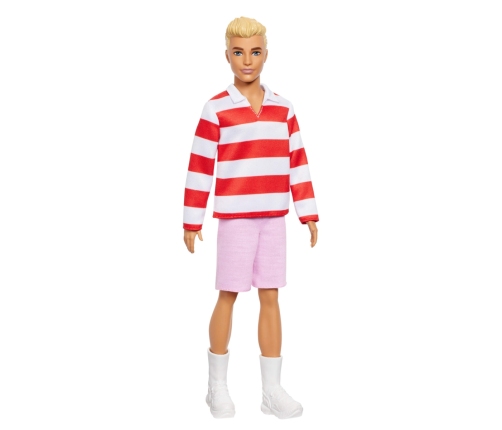 Ken Fashionistas Doll - Red & Whitre Stripe HYV01