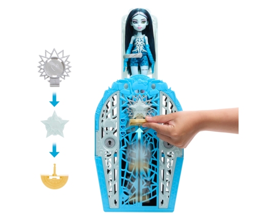 Monster High Skulltimates Secrets Hauntlywood Frankie Stein lelle JBG81