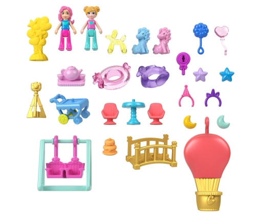 Polly Pocket 35th Celebration Unicorn Party vienradzis lelle HYD96