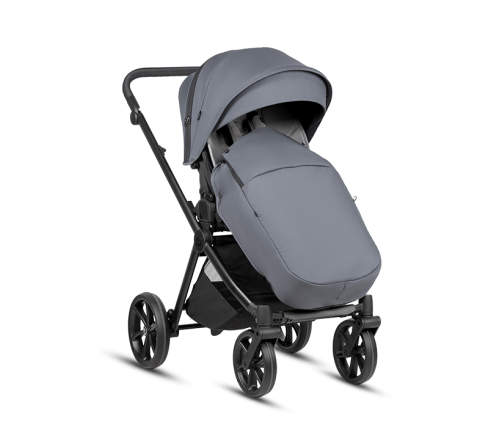 Tutis MIO3+ ESSENTIAL 2/1 Dark Grey Bērnu rati 2in1