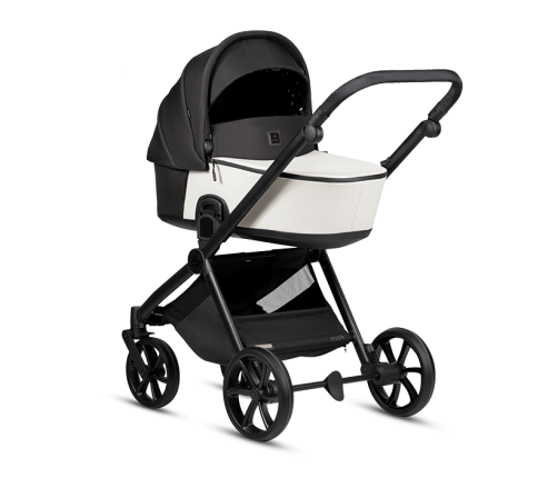 Tutis MIO3+ LEATHER 2/1 Silver Grey Bērnu rati 2in1