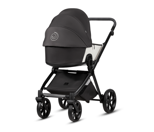 Tutis MIO3+ LEATHER 2/1 Silver Grey Bērnu rati 2in1