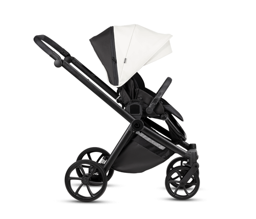 Tutis MIO3+ LEATHER 2/1 Silver Grey Bērnu rati 2in1