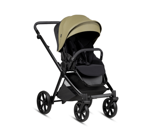 Tutis MIO3+ LEATHER 2/1 Olive Bērnu rati 2in1