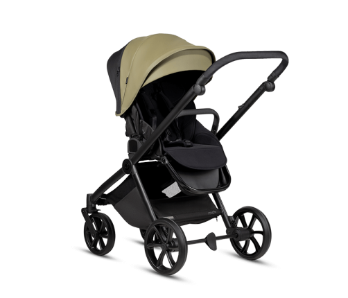 Tutis MIO3+ LEATHER 2/1 Olive Bērnu rati 2in1