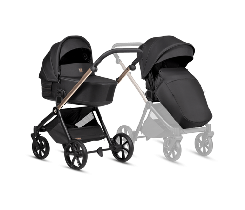 Tutis MIO3+ BLACK EDITION 2/1 Rose Gold Детская коляска 2в1