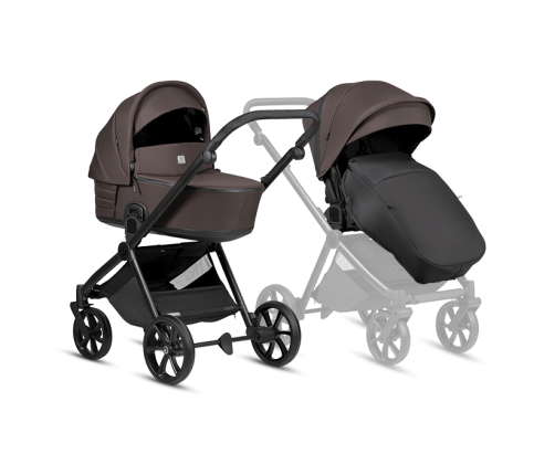 Tutis MIO3+ ESSENTIAL 2/1 Coffee Brown Детская коляска 2в1